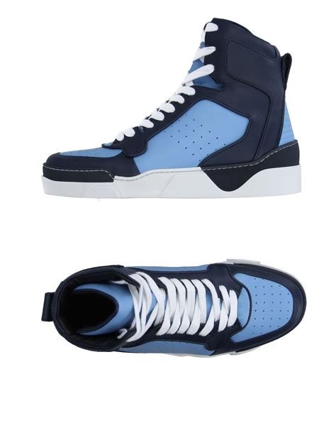 navy blue high top sneakers givenchy|givenchy paris sneakers.